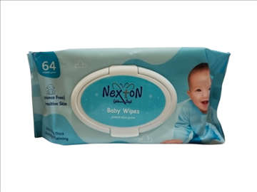 Picture of Nexton Baby Wipes 64pcs Fragrance Free